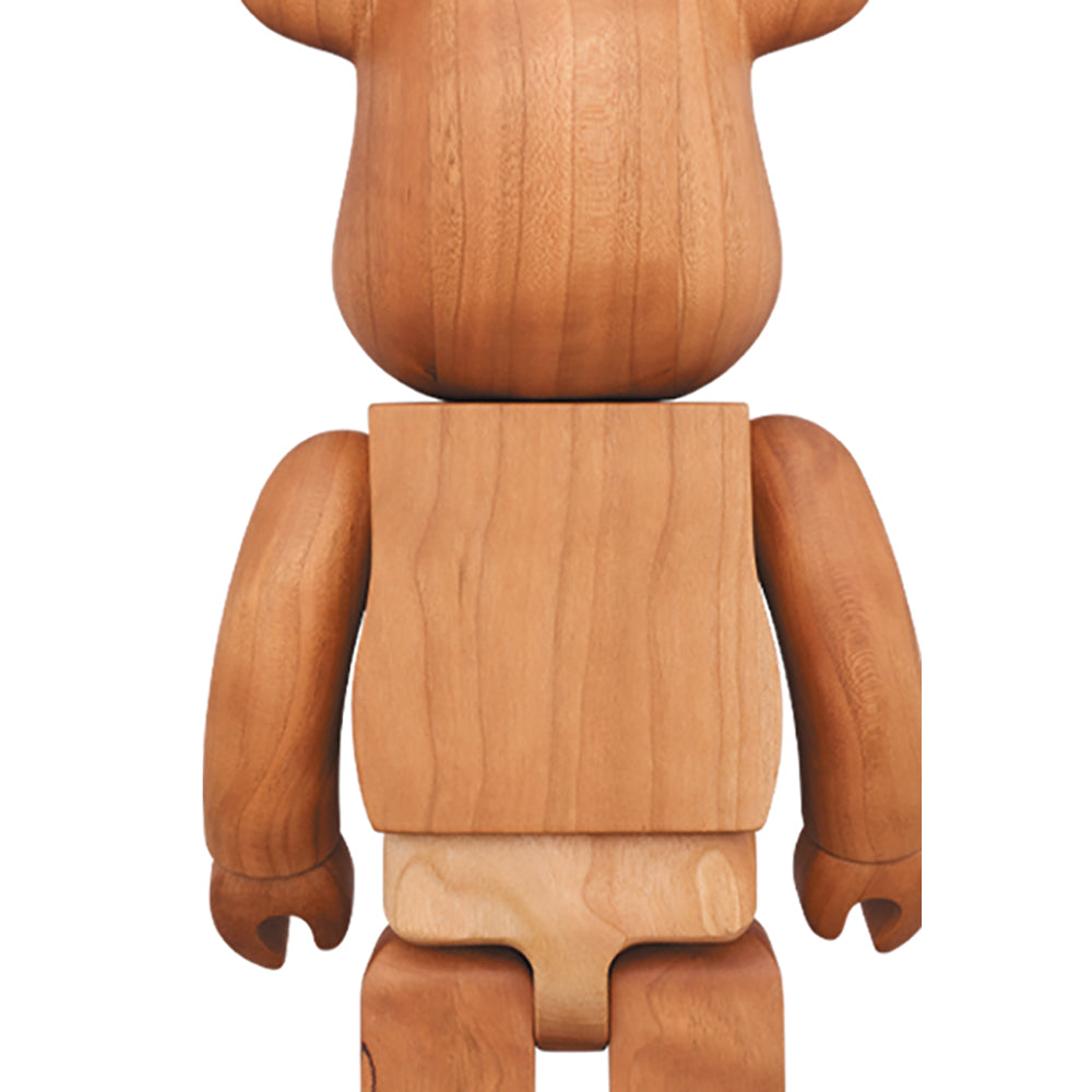 BE@RBRICK カリモク 杢 チェリー 400％_1