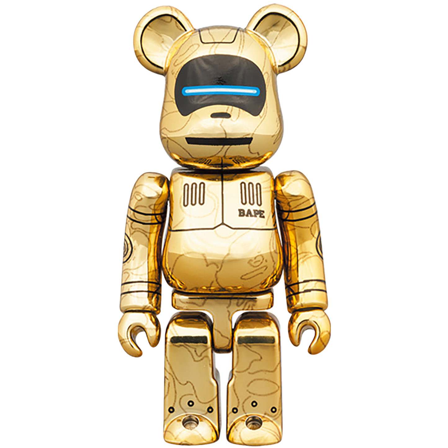 BE@RBRICK SORAYAMA × BABY MILO(R) 100％ & 400％ GOLD Ver./SILVER Ver.
