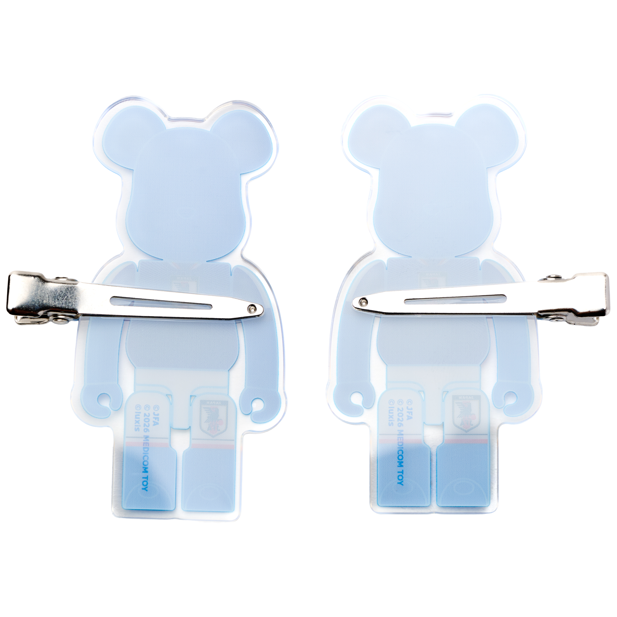 サッカー日本代表 オフィシャルライセンス商品 BE@RBRICK サッカー日本代表 Ver. ベアクリップ(2個セット)_1