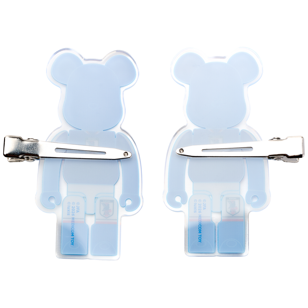 サッカー日本代表 オフィシャルライセンス商品 BE@RBRICK サッカー日本代表 Ver. ベアクリップ(2個セット)_1