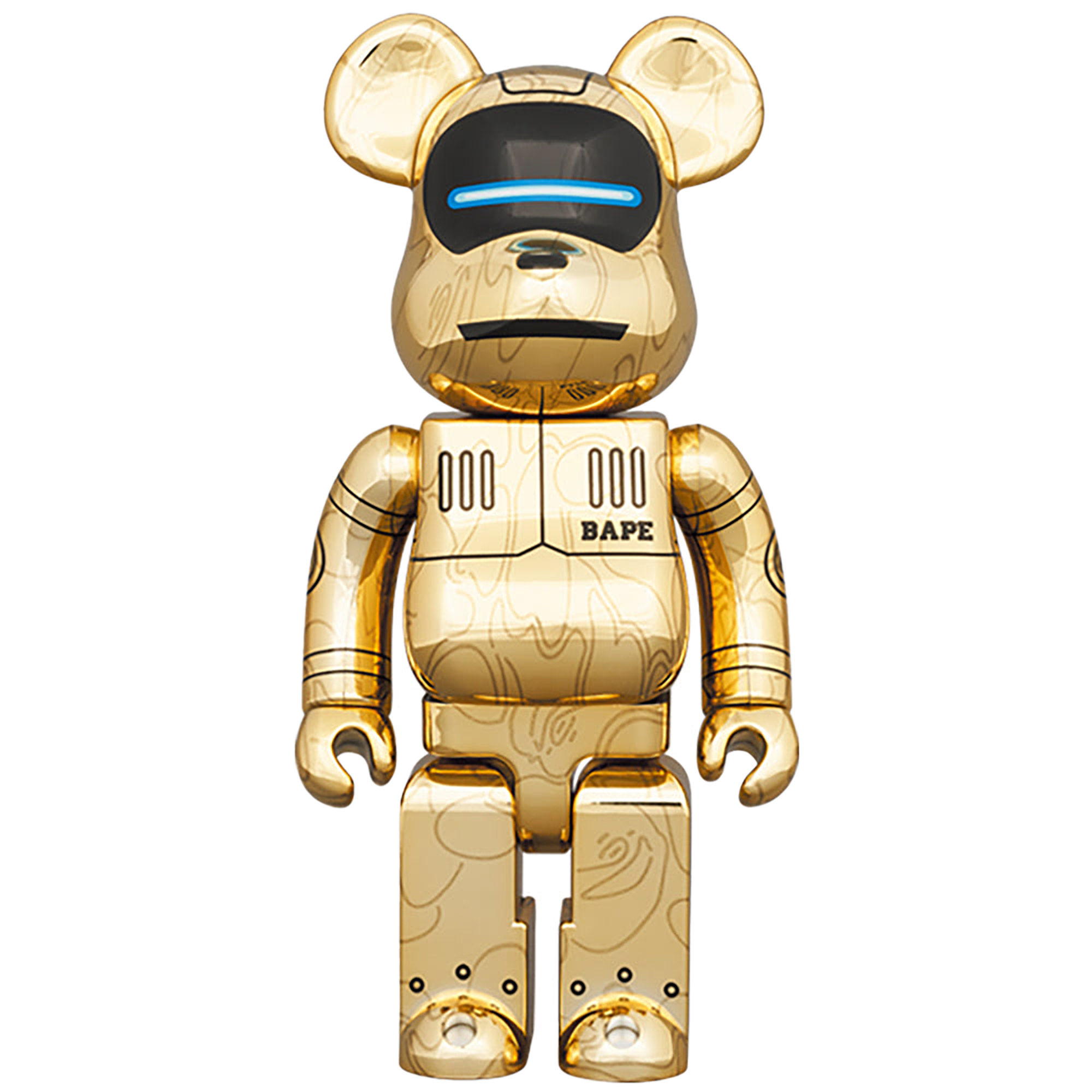 BE@RBRICK SORAYAMA × BABY MILO(R) 100％ & 400％ GOLD Ver./SILVER