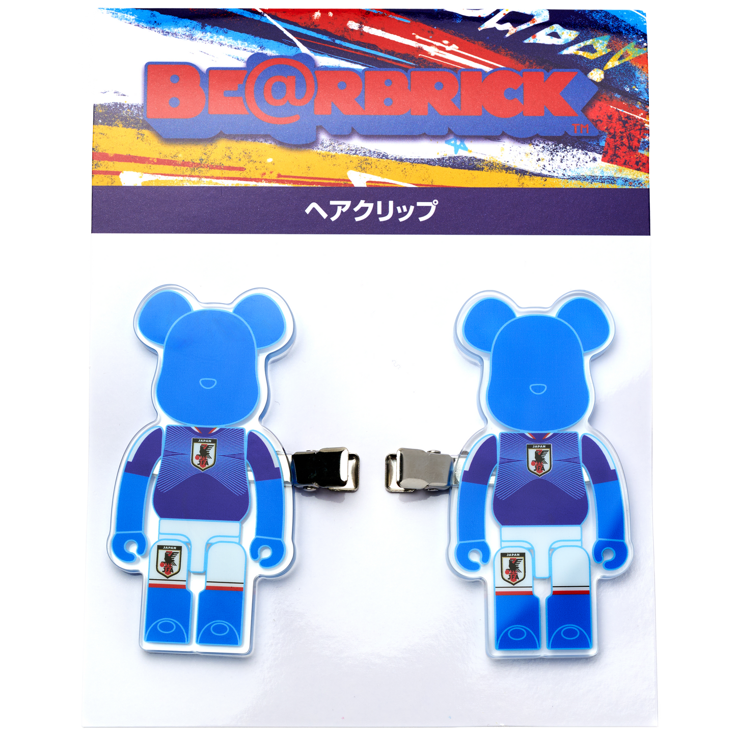 サッカー日本代表 オフィシャルライセンス商品 BE@RBRICK サッカー日本代表 Ver. ベアクリップ(2個セット)_2