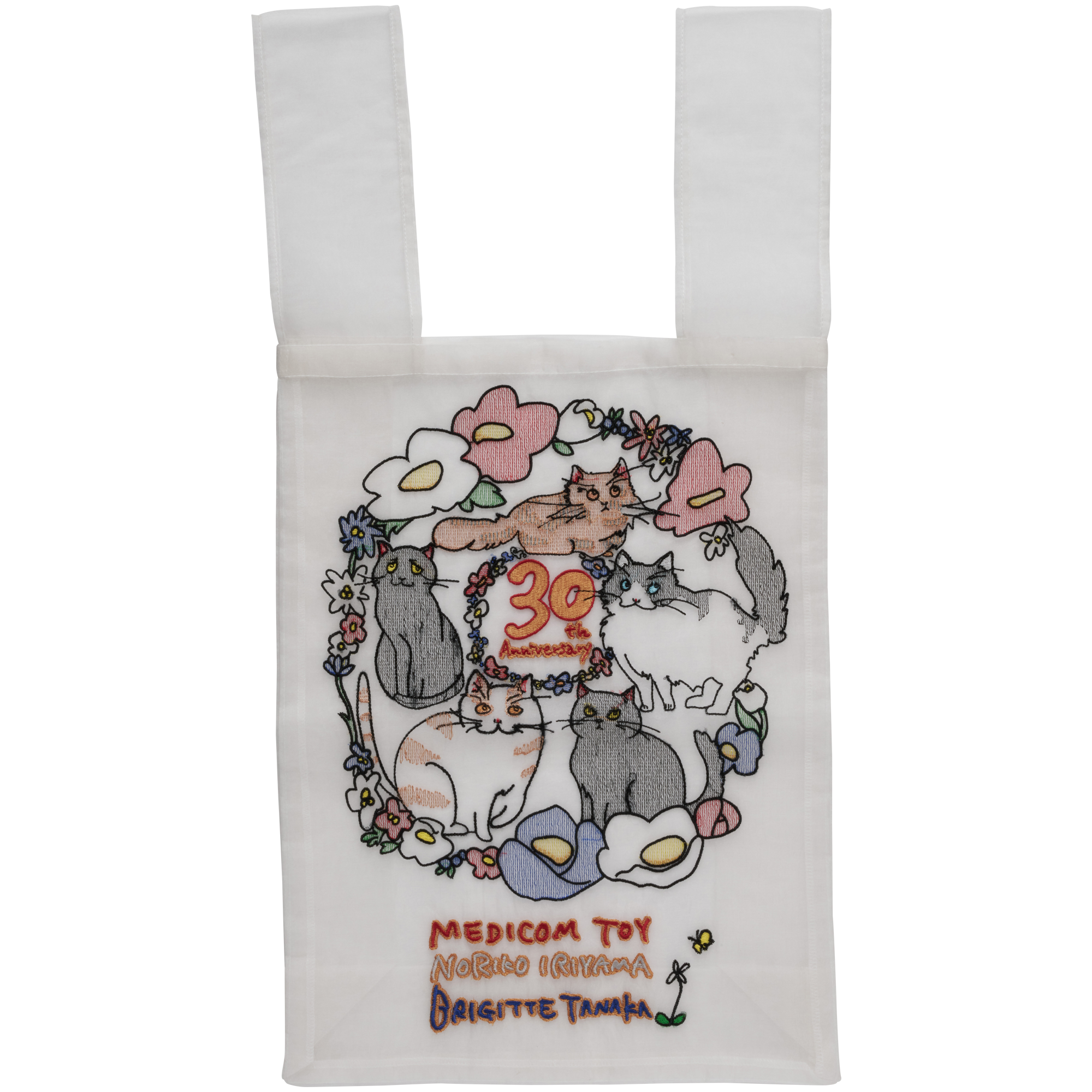 MCT 30th ANNIV. × Noriko Iriyama × Brigitte Tanaka TOTE（THREE CATS）_0