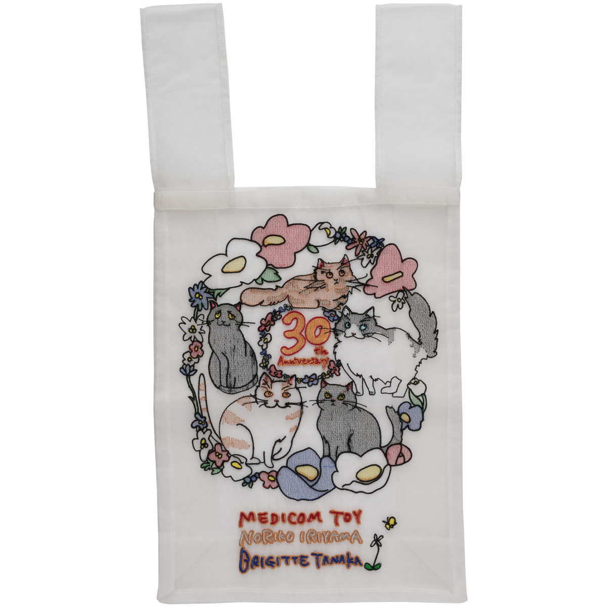 MCT 30th ANNIV. × Noriko Iriyama × Brigitte Tanaka TOTE（THREE CATS）_0