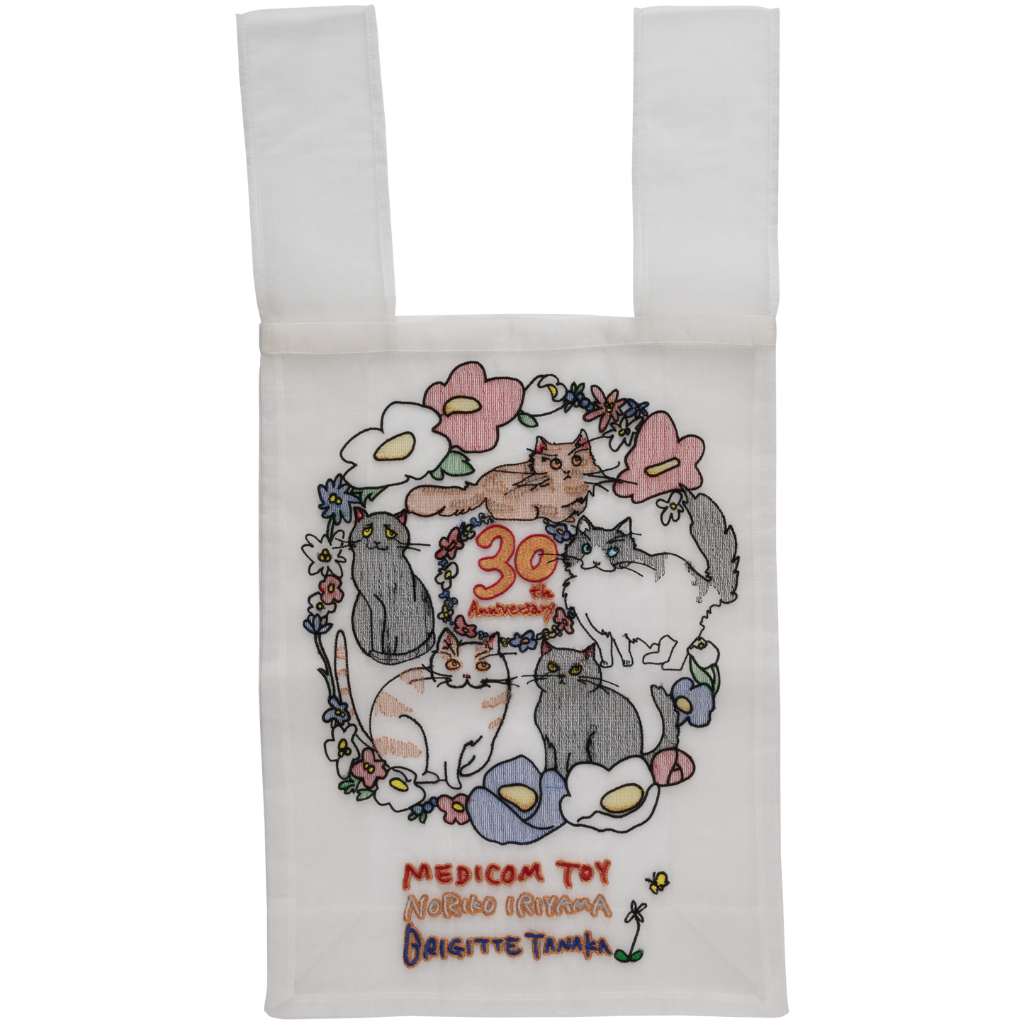MCT 30th ANNIV. × Noriko Iriyama × Brigitte Tanaka TOTE（THREE CATS）_0