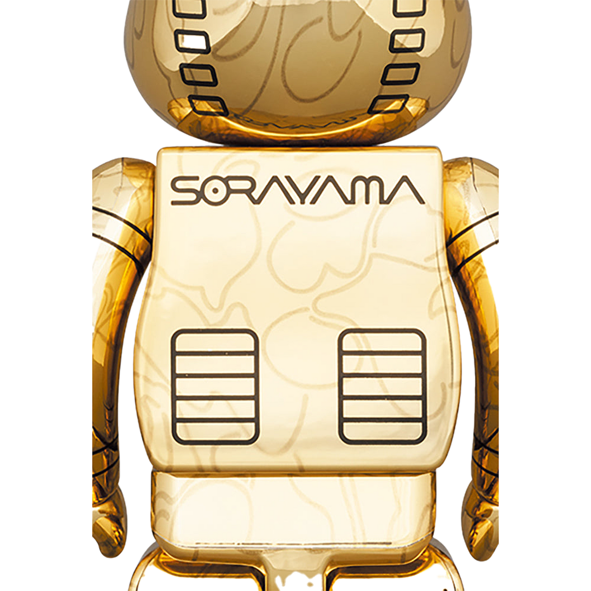BE@RBRICK SORAYAMA × BABY MILO(R) 100％ & 400％ GOLD Ver./SILVER