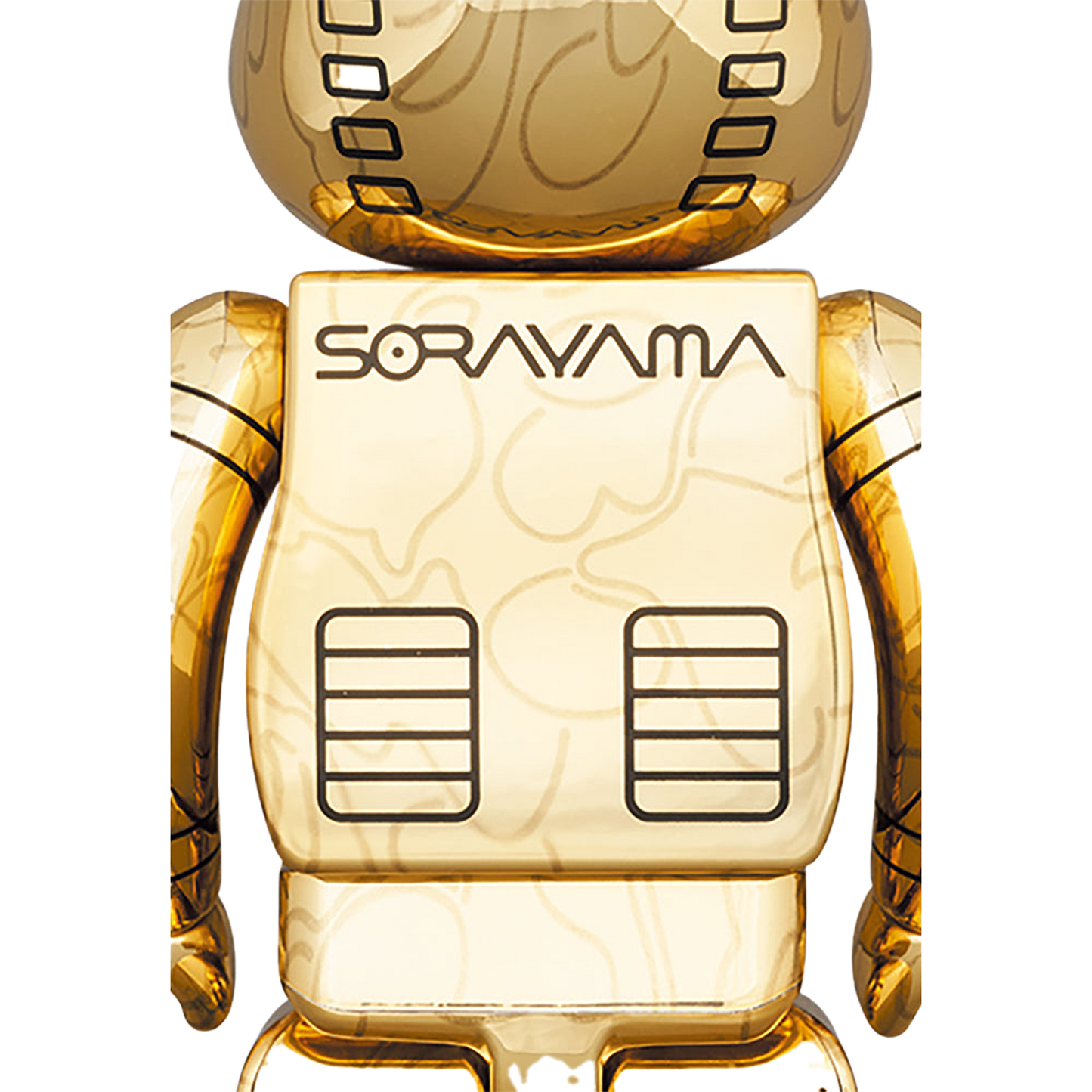 BE@RBRICK SORAYAMA × BABY MILO(R) 100％ & 400％ GOLD Ver./SILVER