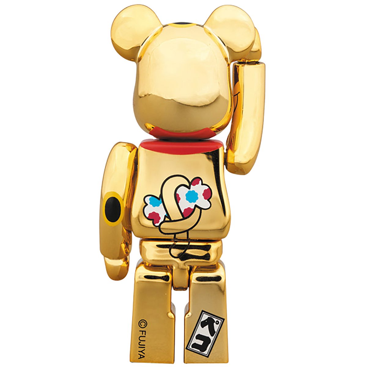 BE@RBRICK 招き猫 ペコちゃん 金メッキ弐 100％ ＆ 400％