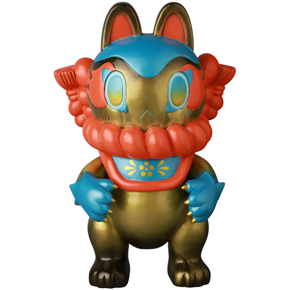 郷土玩具怪獣(R) イヌハリゴン 寿 壽金流し"黒" Ver._0