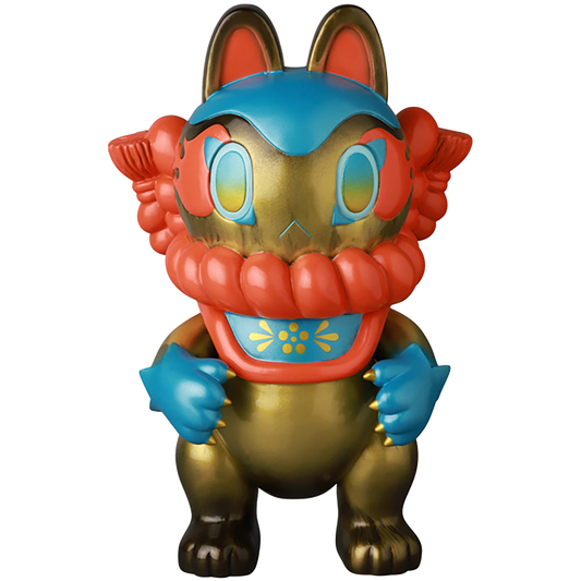 郷土玩具怪獣(R) イヌハリゴン 寿 壽金流し"黒" Ver.