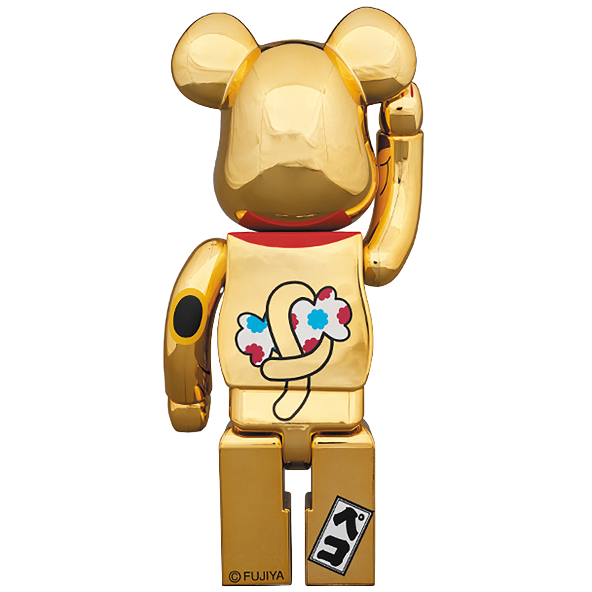 BE@RBRICK 招き猫 ペコちゃん 金メッキ弐 100％ ＆ 400％