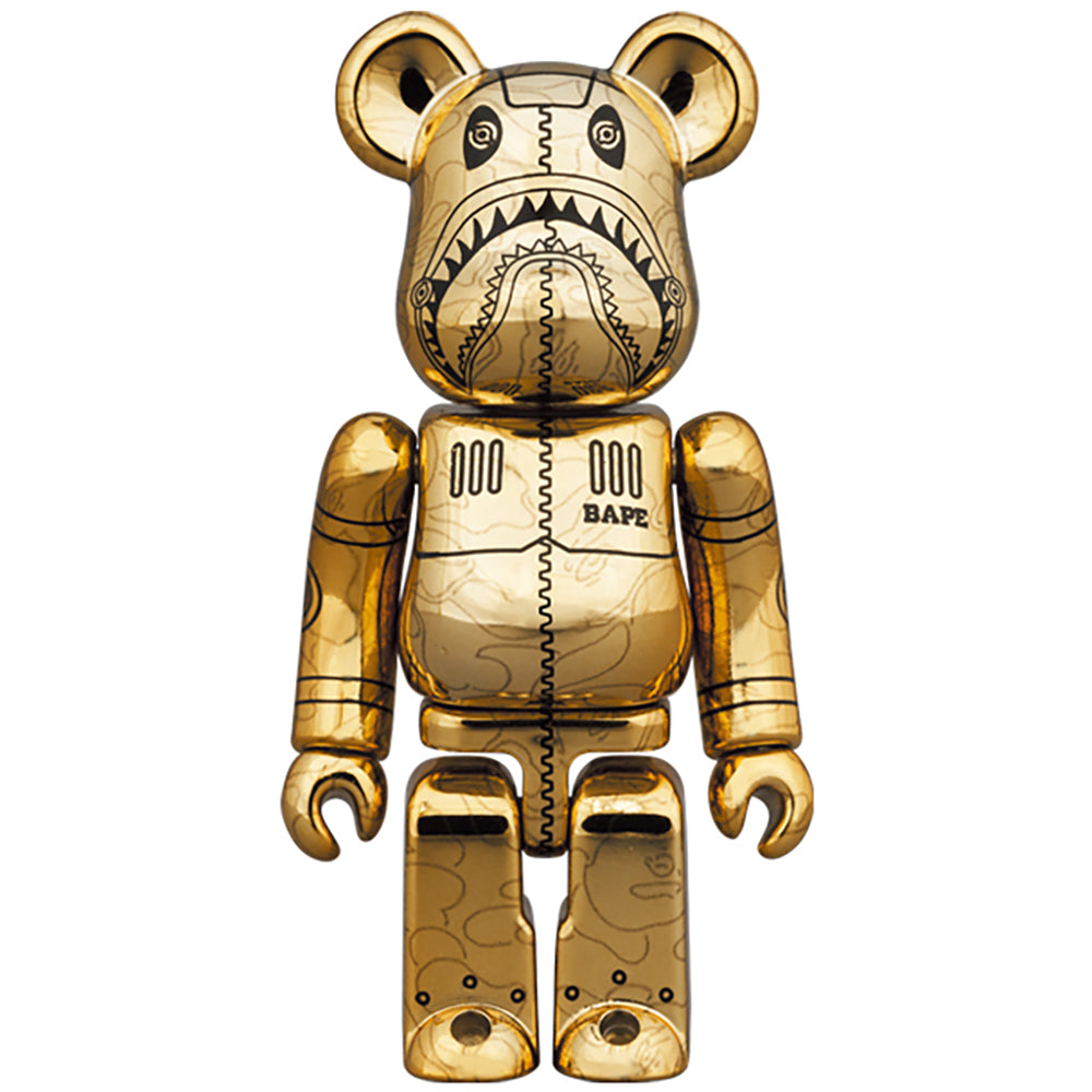 BE@RBRICK SORAYAMA × BAPE(R) CAMO SHARK 100％ & 400％_1