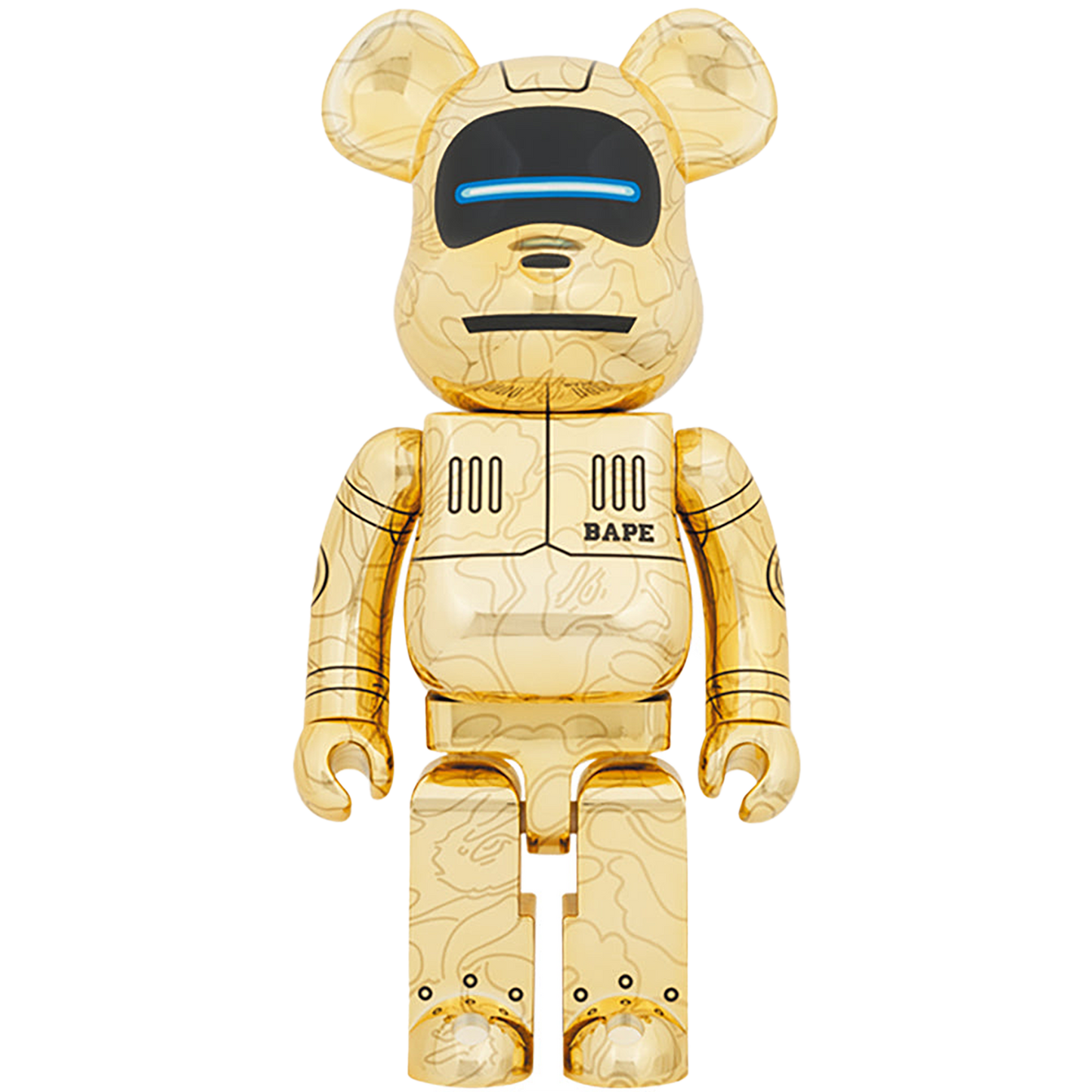 BE@RBRICK SORAYAMA × BABY MILO(R) 1000％ GOLD Ver./SILVER Ver