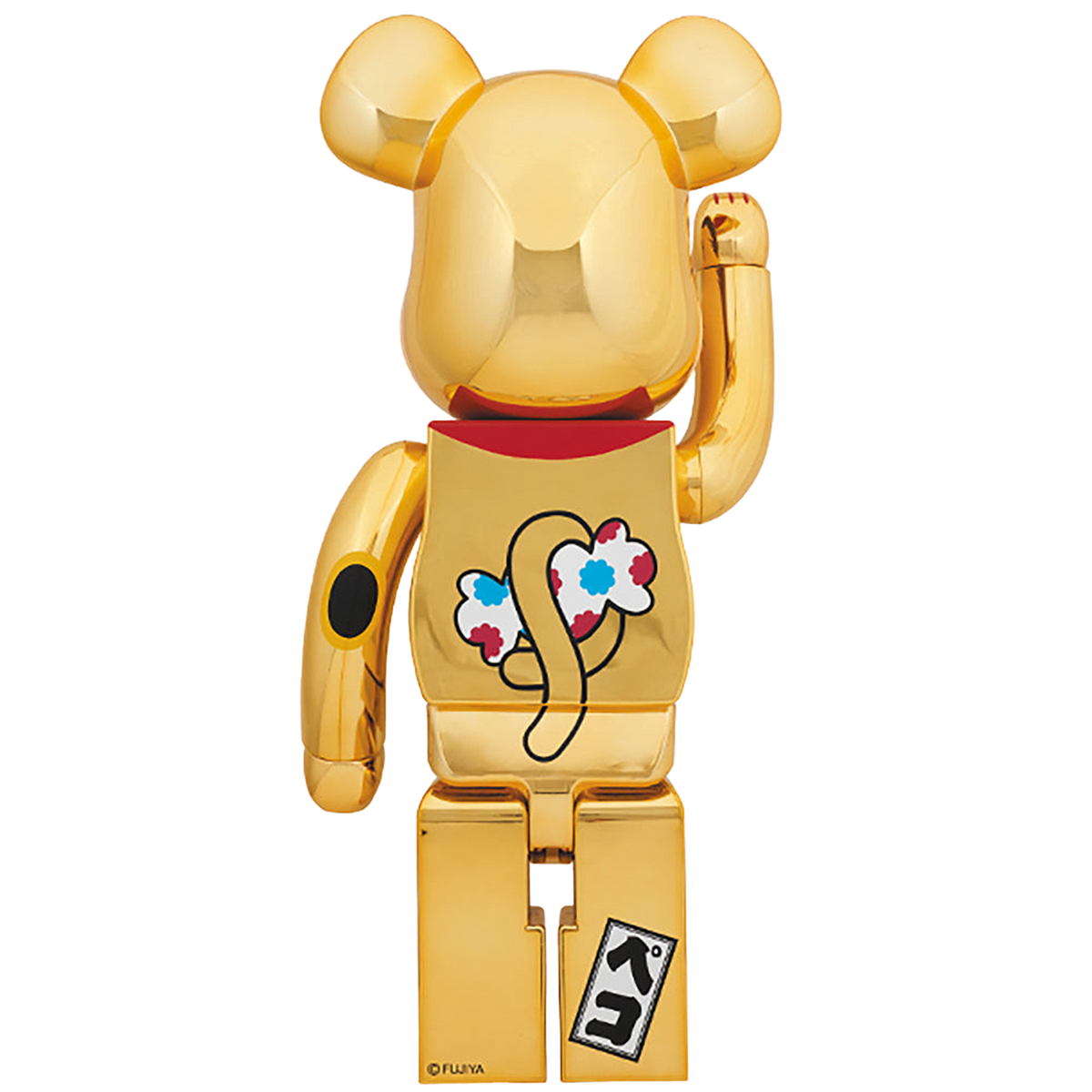 BE@RBRICK 招き猫 ペコちゃん 金メッキ弐 1000％