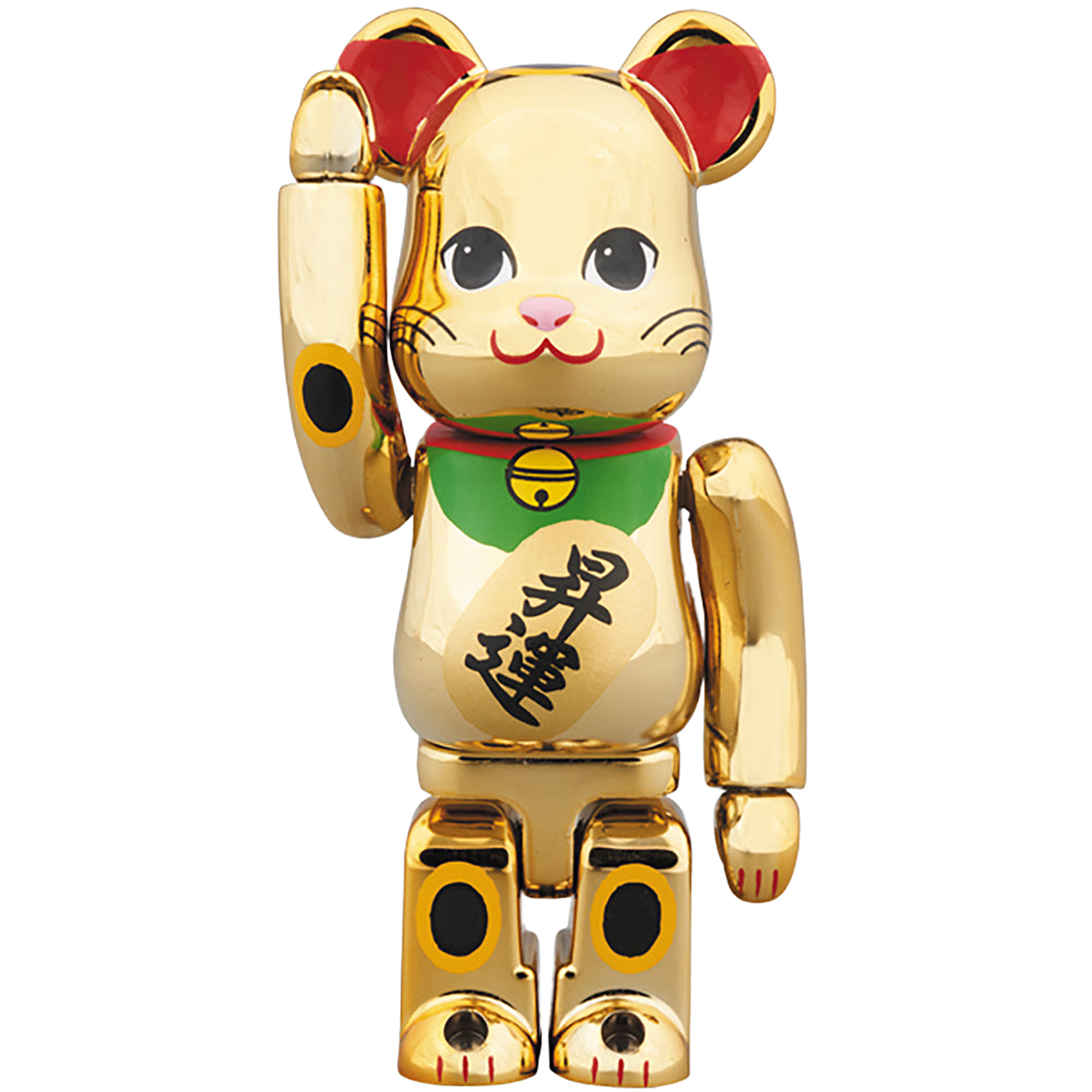 BE@RBRICK 招き猫 金メッキ 昇運 100％