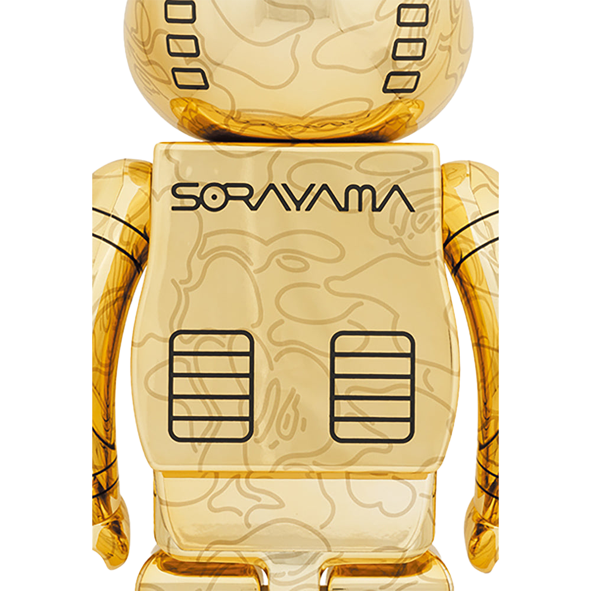 BE@RBRICK SORAYAMA × BABY MILO(R) 1000％ GOLD Ver./SILVER Ver