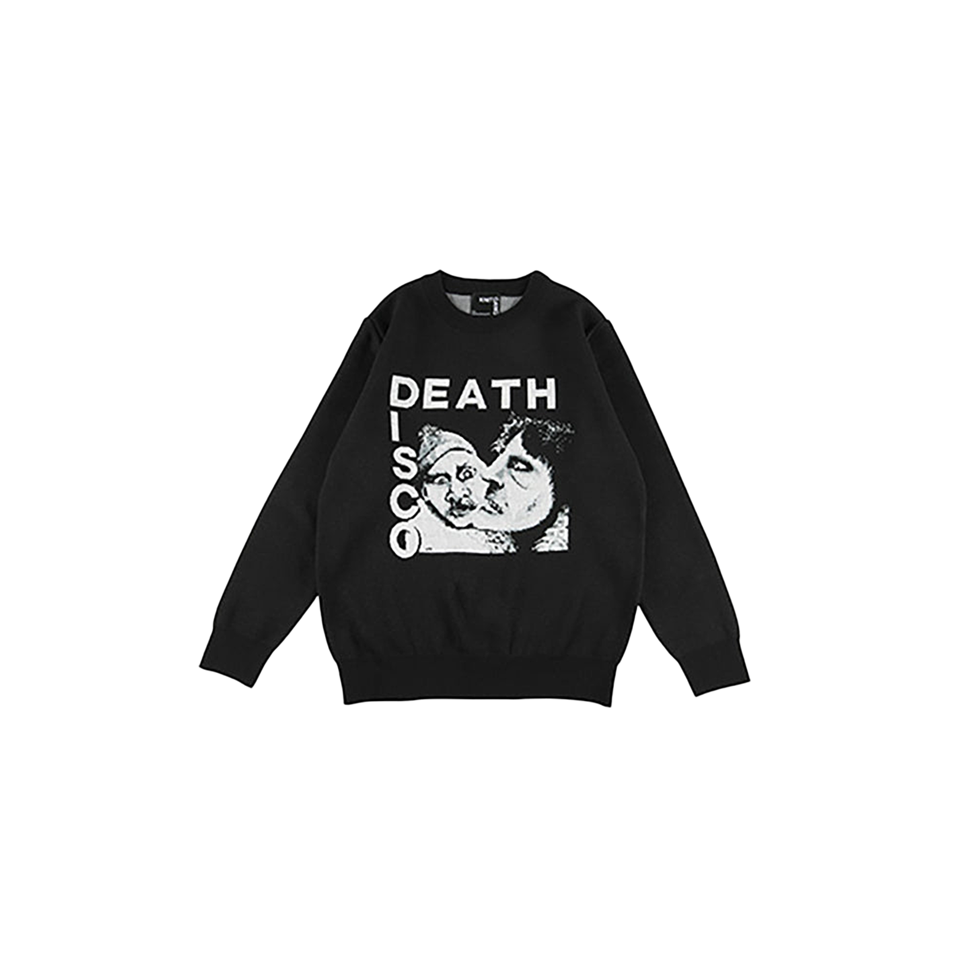 KNIT GANG COUNCIL "PIL" CREW NECK SWEATER "DEATH DISCO"