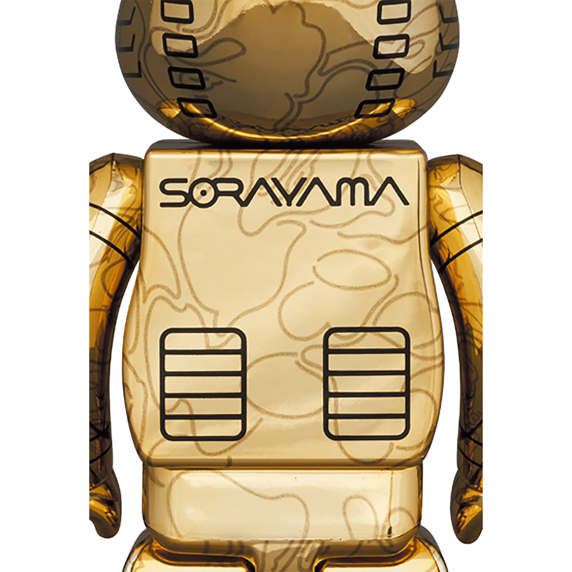 BE@RBRICK SORAYAMA × BAPE(R) CAMO SHARK 100％ & 400％ | MEDICOM
