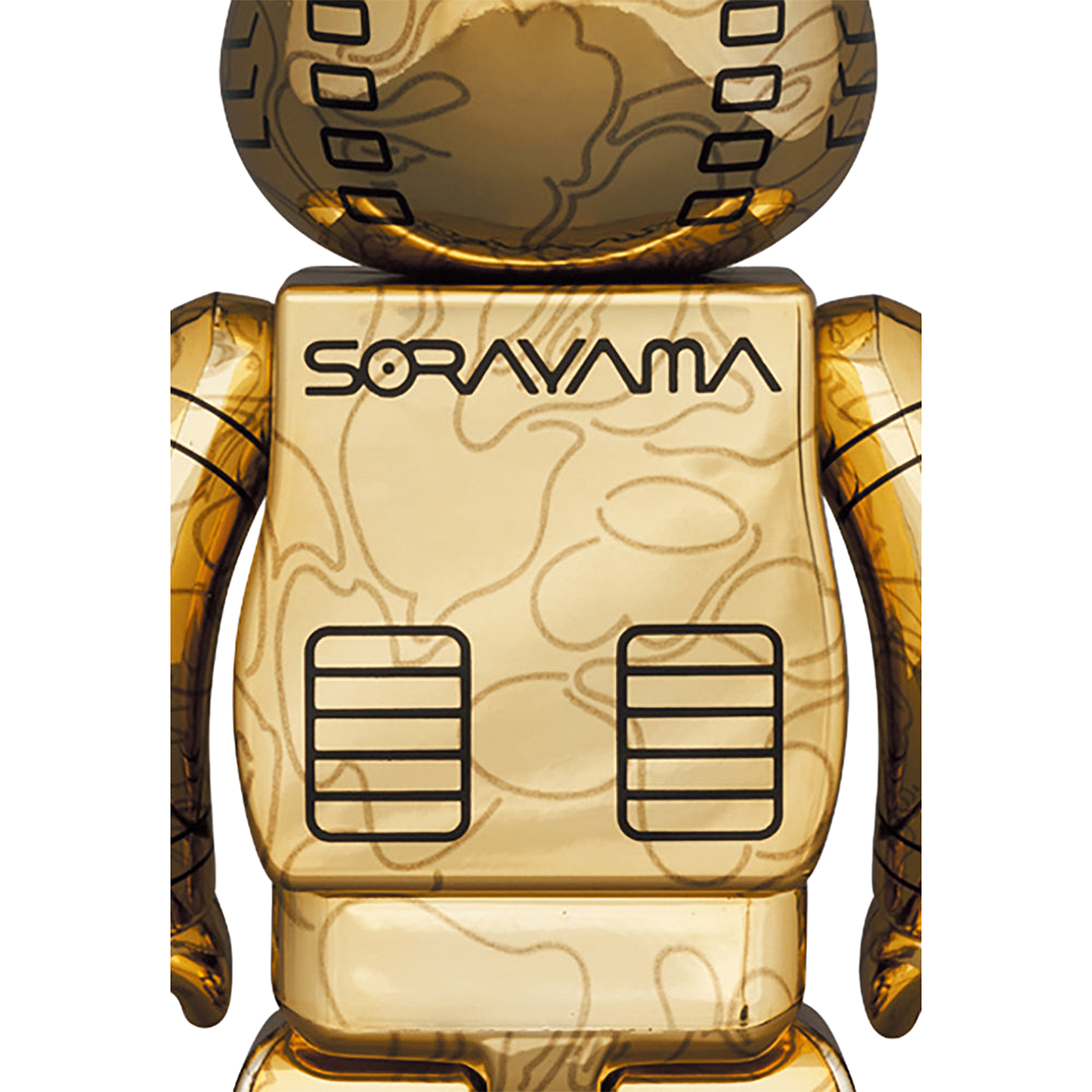 BE@RBRICK SORAYAMA × BAPE(R) CAMO SHARK 100％ & 400％
