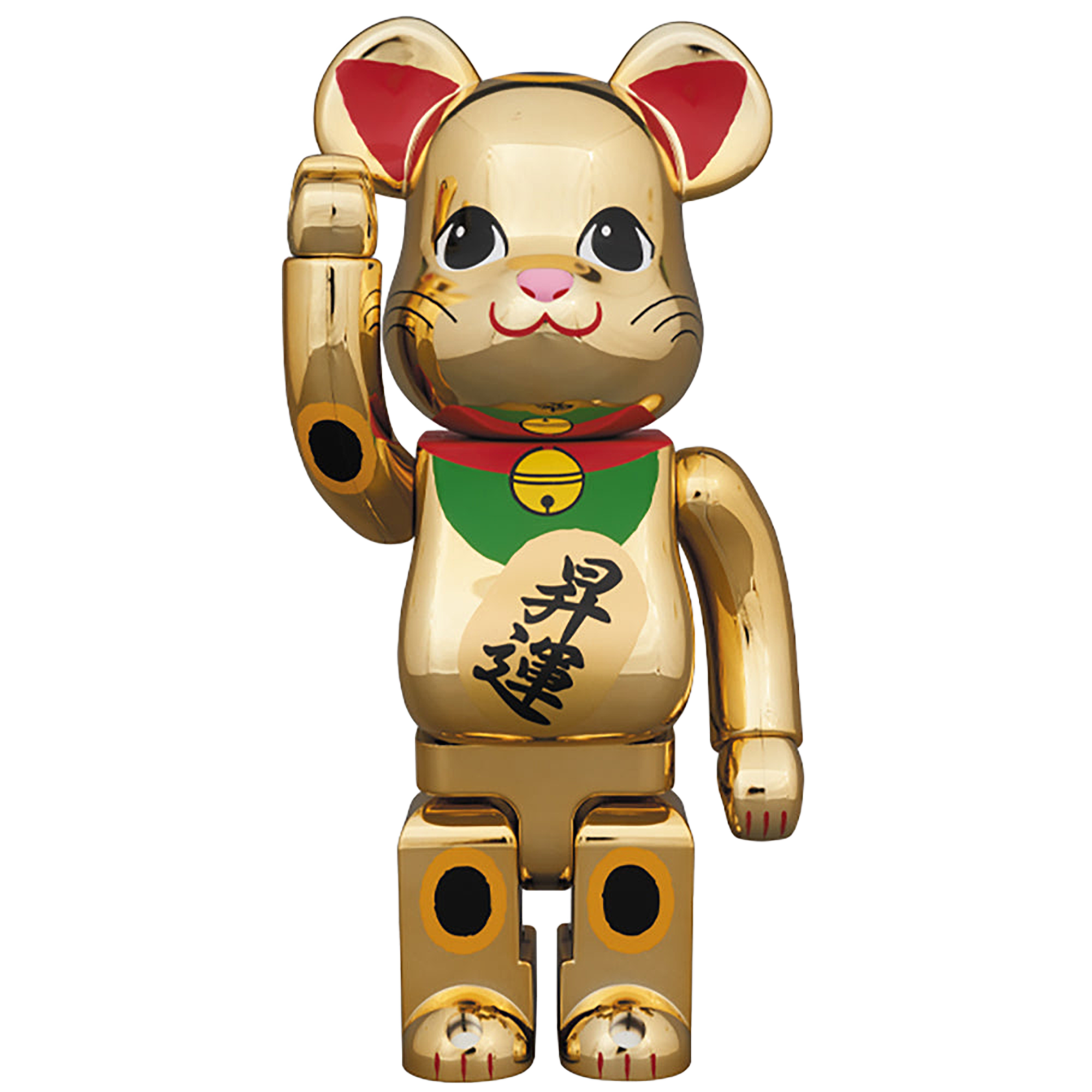 BE@RBRICK 招き猫 金メッキ 昇運 400％