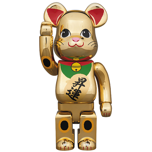 BE@RBRICK 招き猫 金メッキ 昇運 400％