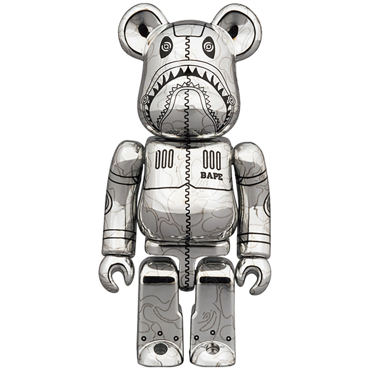 BE@RBRICK SORAYAMA × BAPE(R) CAMO SHARK 100% & 400% | MEDICOM BE@RBRICK SORAYAMA × BAPE(R) CAMO SHARK 100% & 400% | MEDICOM