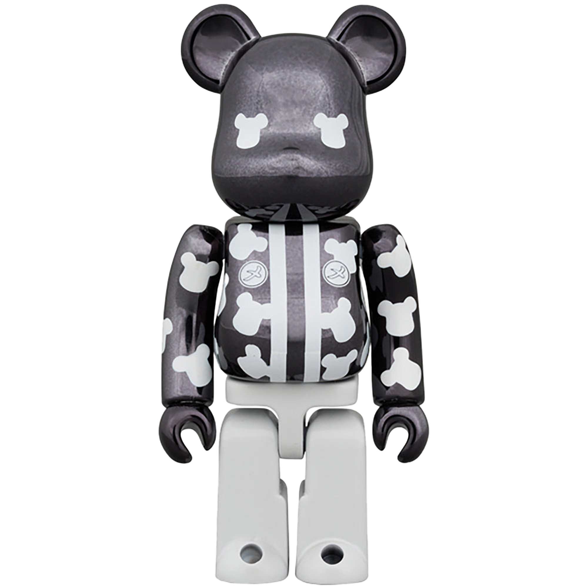 BE@RBRICK メ組 はっぴ 黒メッキ 100％