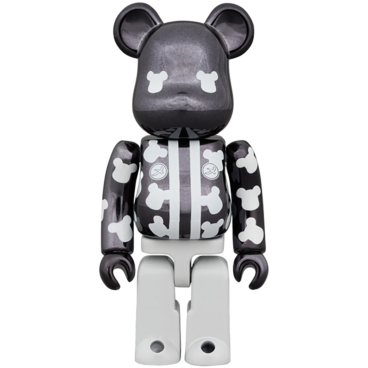 BE@RBRICK メ組 はっぴ 黒メッキ 100％