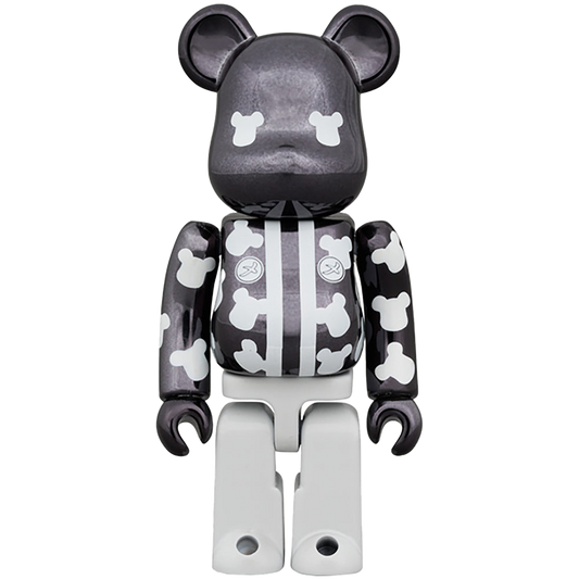 BE@RBRICK メ組 はっぴ 黒メッキ 100％