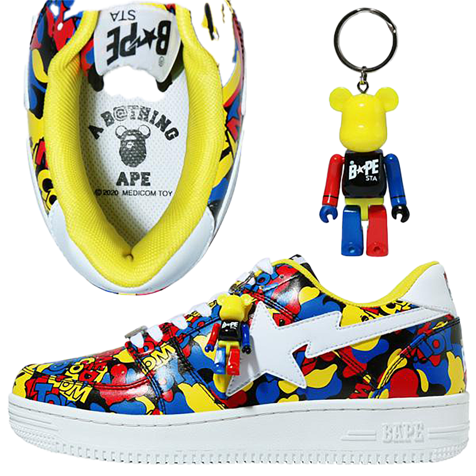 MEDICOM TOY CAMO BAPE STA LOW