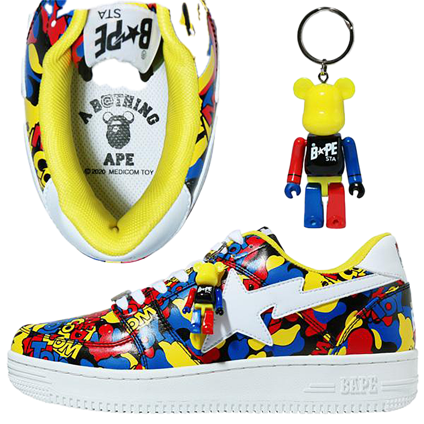 MEDICOM TOY CAMO BAPE STA LOW