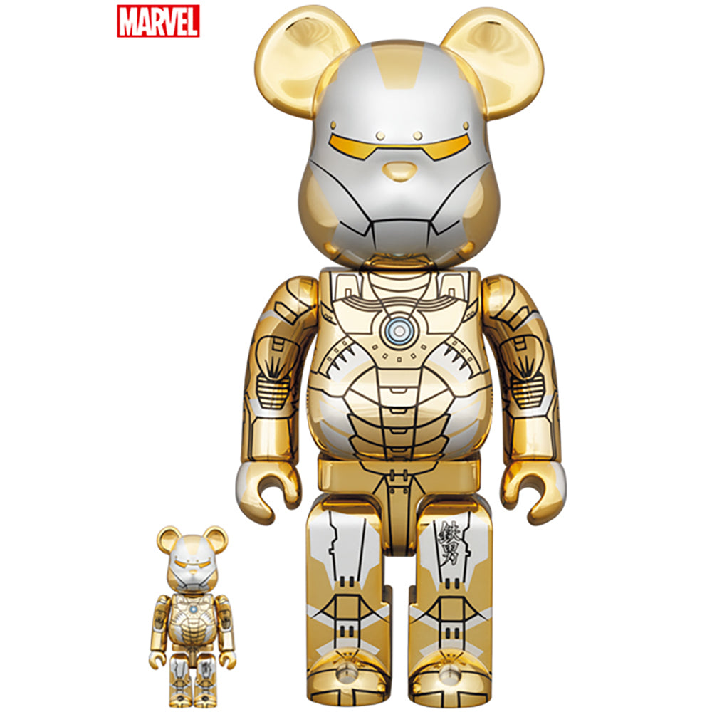 BE@RBRICK SORAYAMA IRONMAN REVERSE 100％ & 400％_0