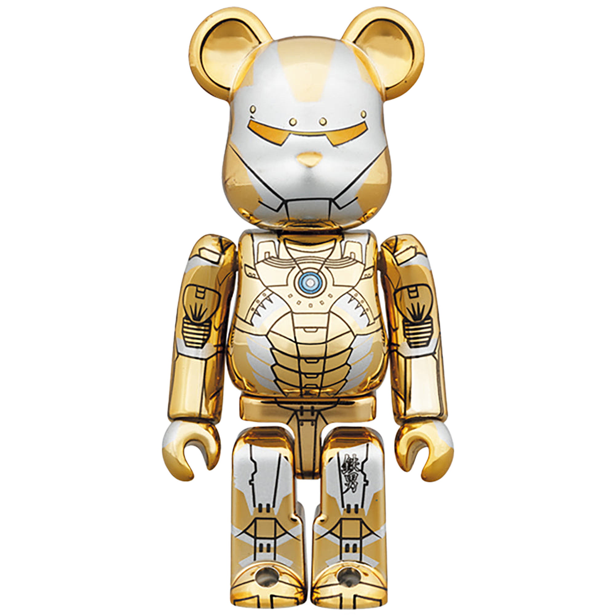 BE@RBRICK SORAYAMA IRONMAN REVERSE 100％ & 400％