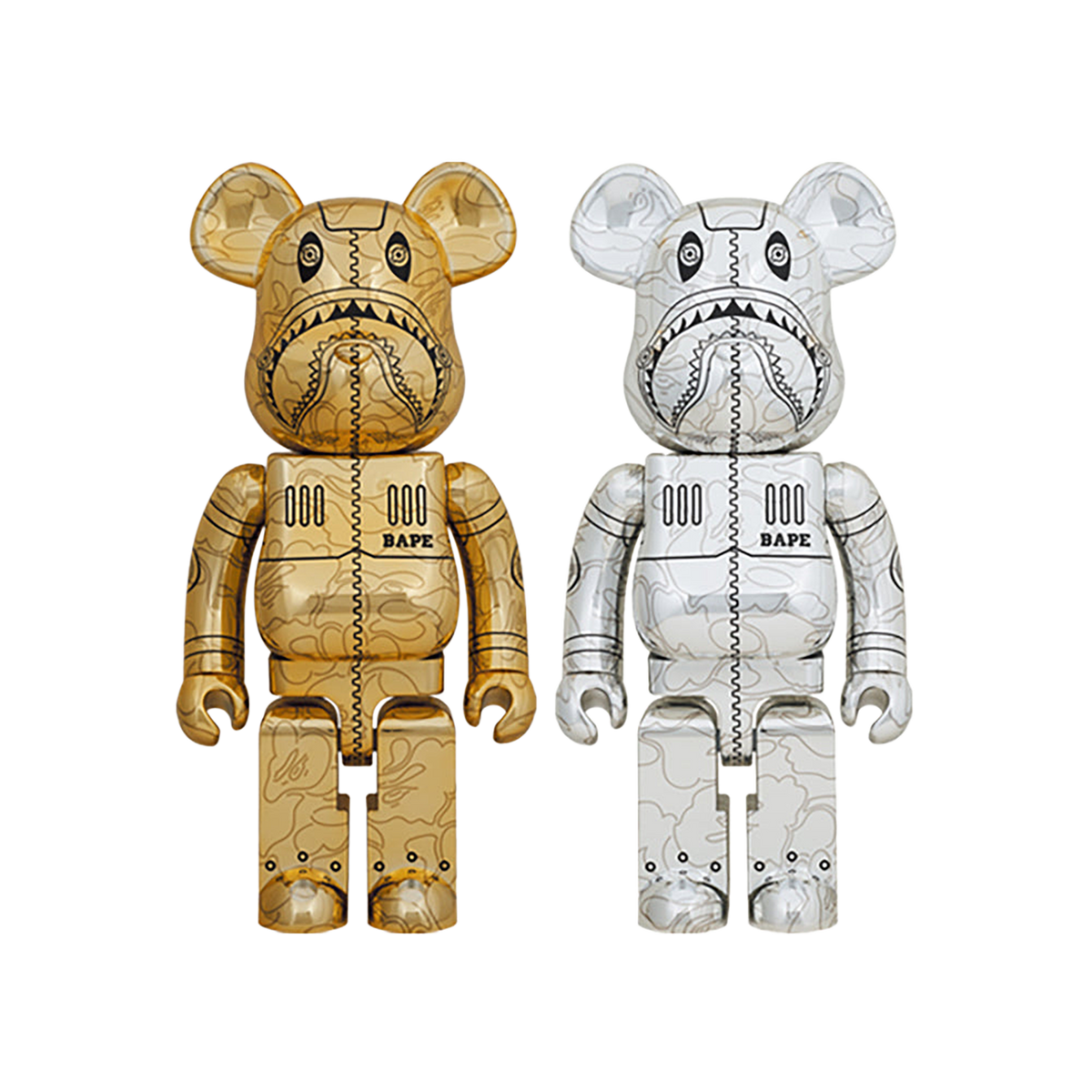 BE@RBRICK SORAYAMA × BAPE(R) CAMO SHARK 1000％ | MEDICOM TOY