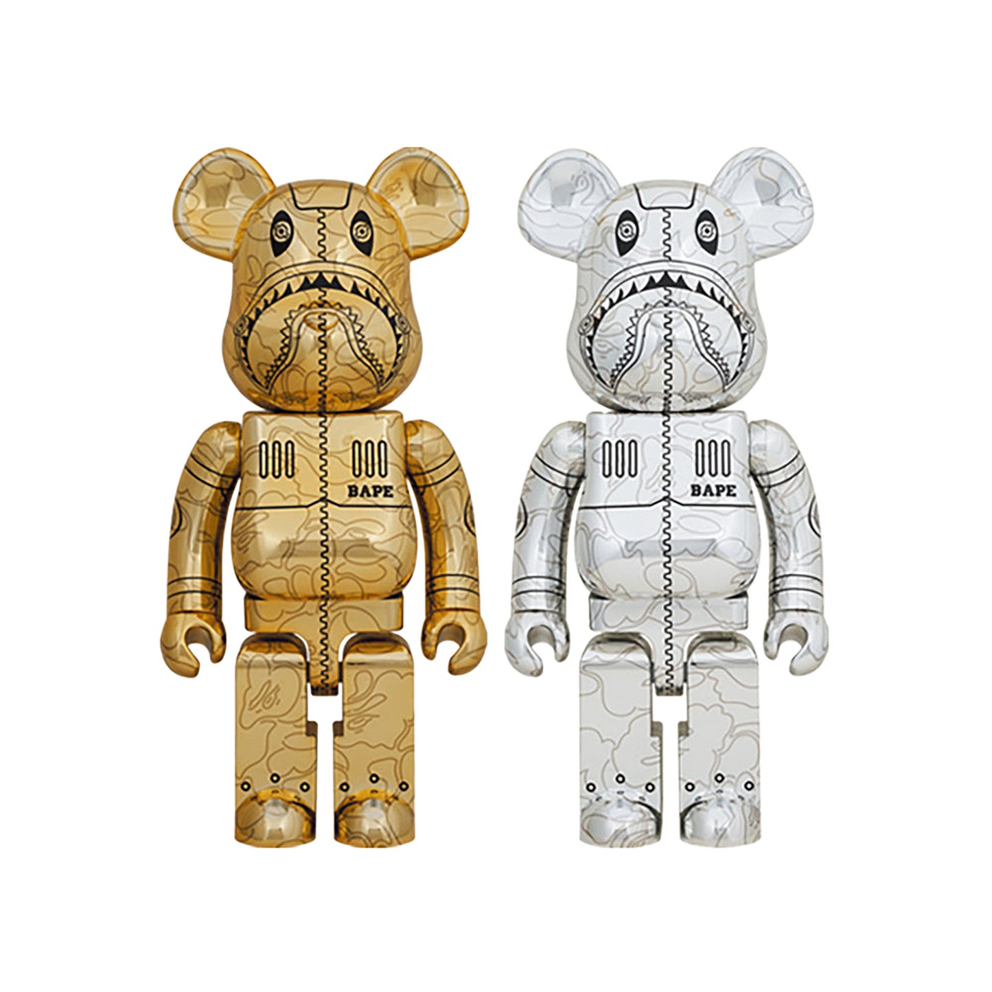 BE@RBRICK SORAYAMA × BAPE(R) CAMO SHARK 1000％ | MEDICOM TOY