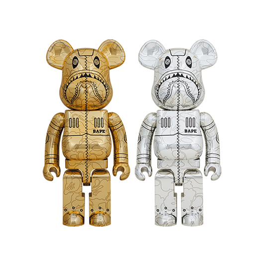 BE@RBRICK SORAYAMA × BAPE(R) CAMO SHARK 1000％