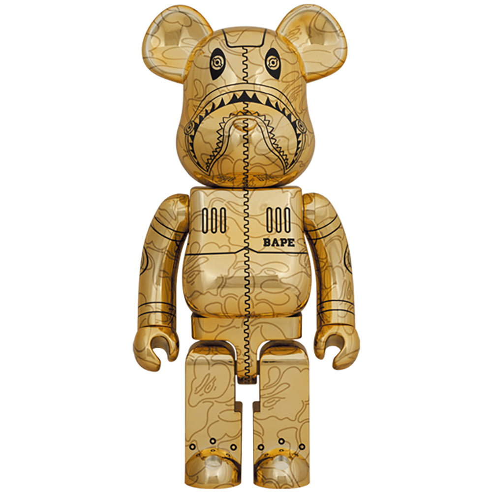 BE@RBRICK SORAYAMA × BAPE(R) CAMO SHARK 1000％_1
