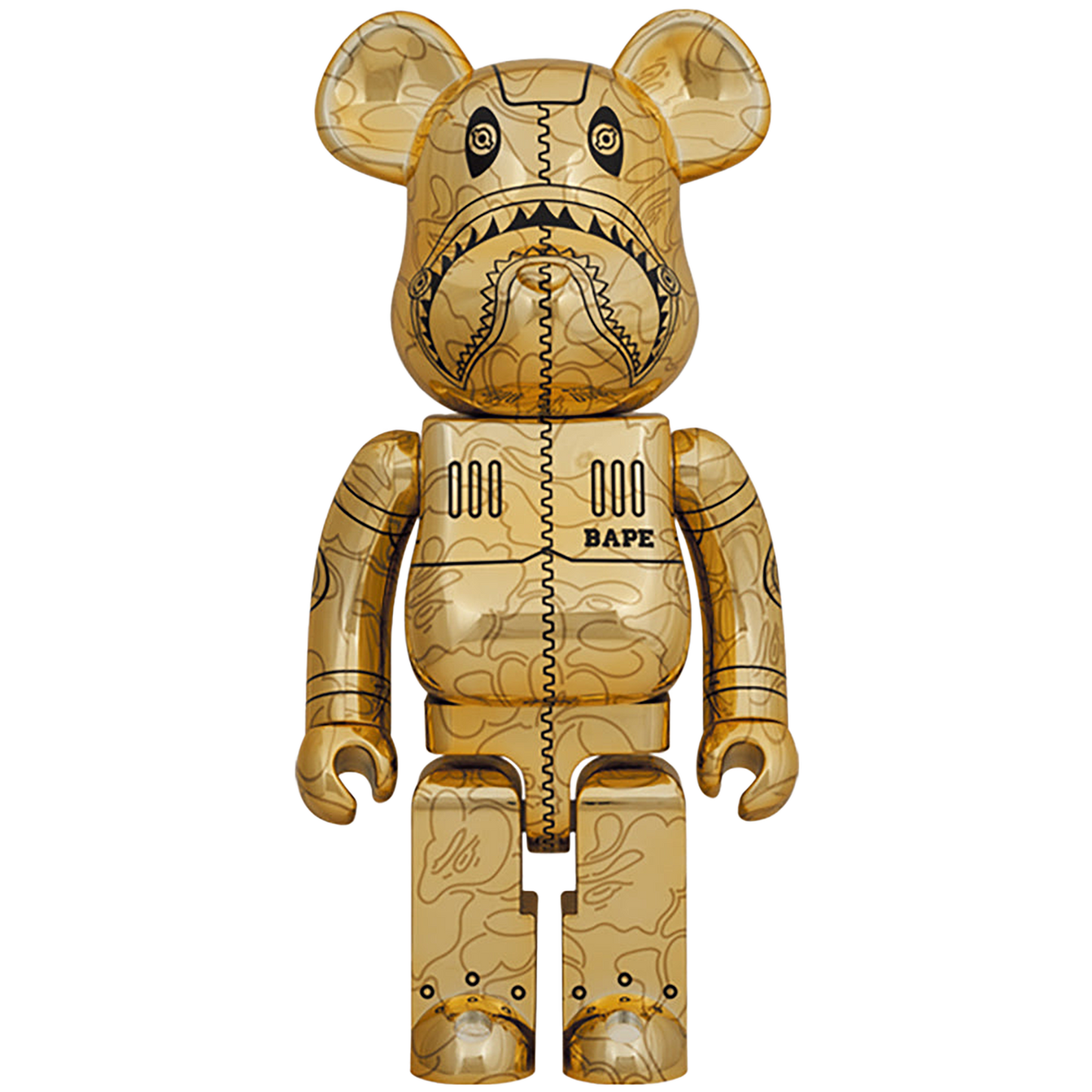 BE@RBRICK SORAYAMA × BAPE(R) CAMO SHARK 1000％ | MEDICOM TOY