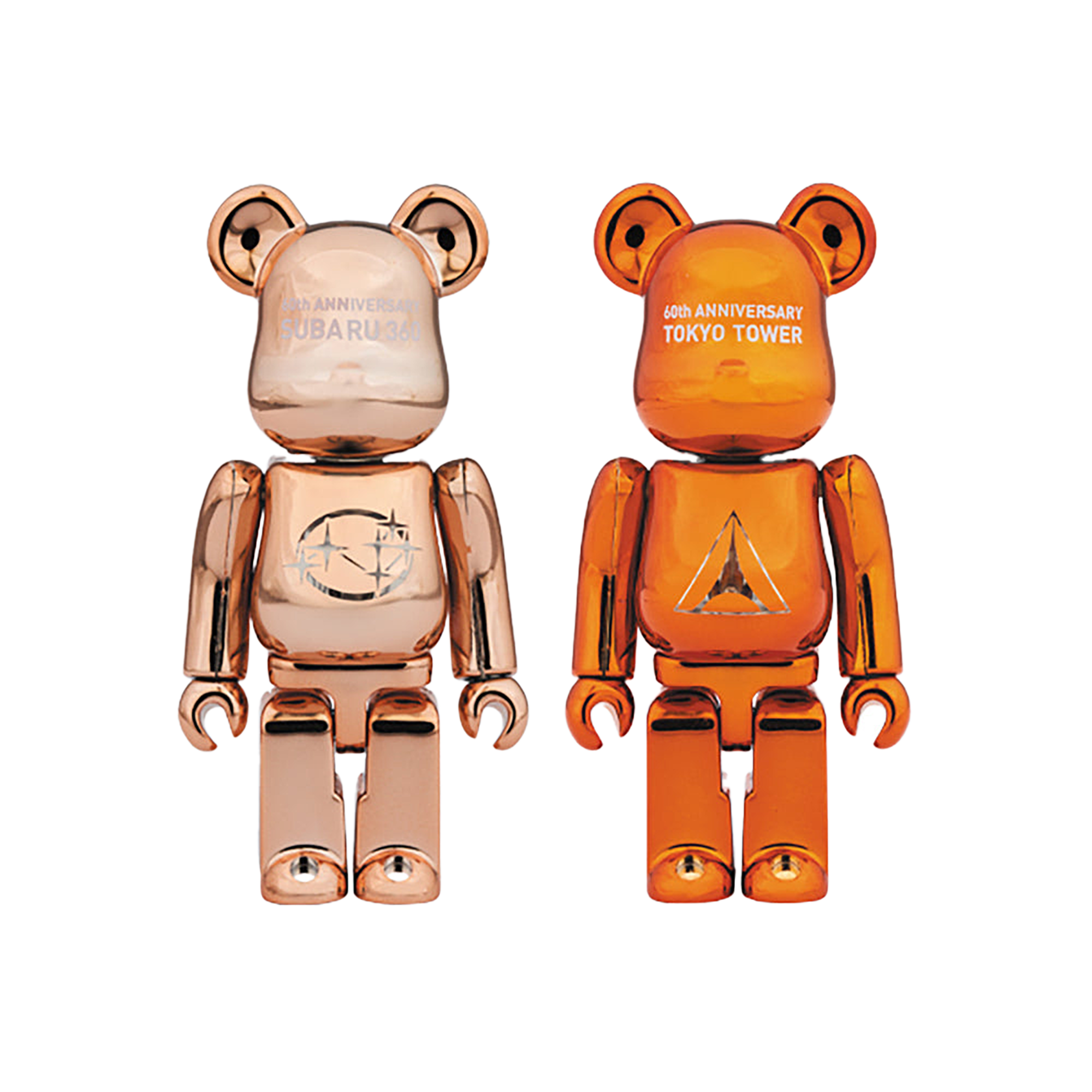 60th ANNIVERSARY BE@RBRICK 2PK SUBARU360 × TOKYO TOWER