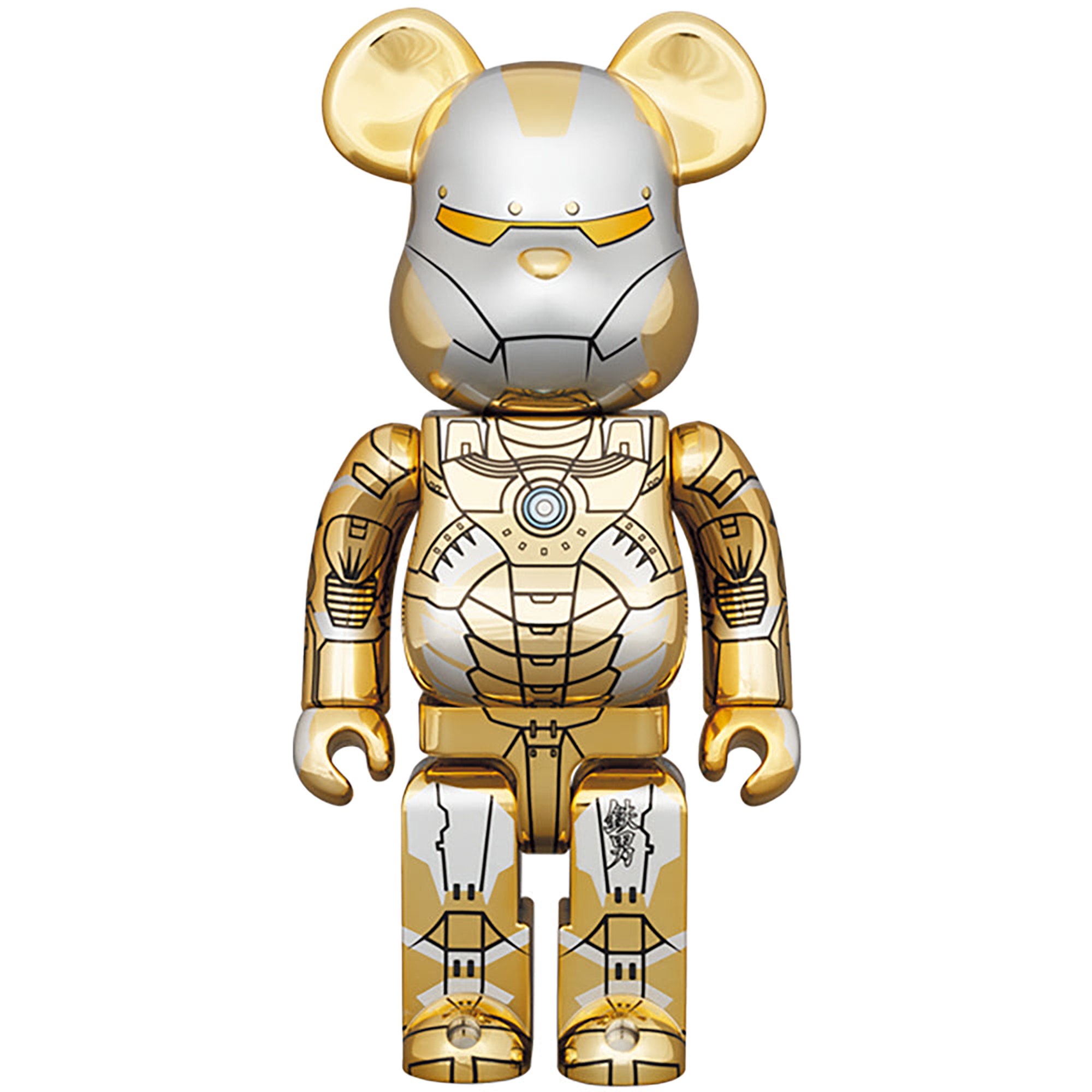 BE@RBRICK SORAYAMA IRONMAN REVERSE 1000％