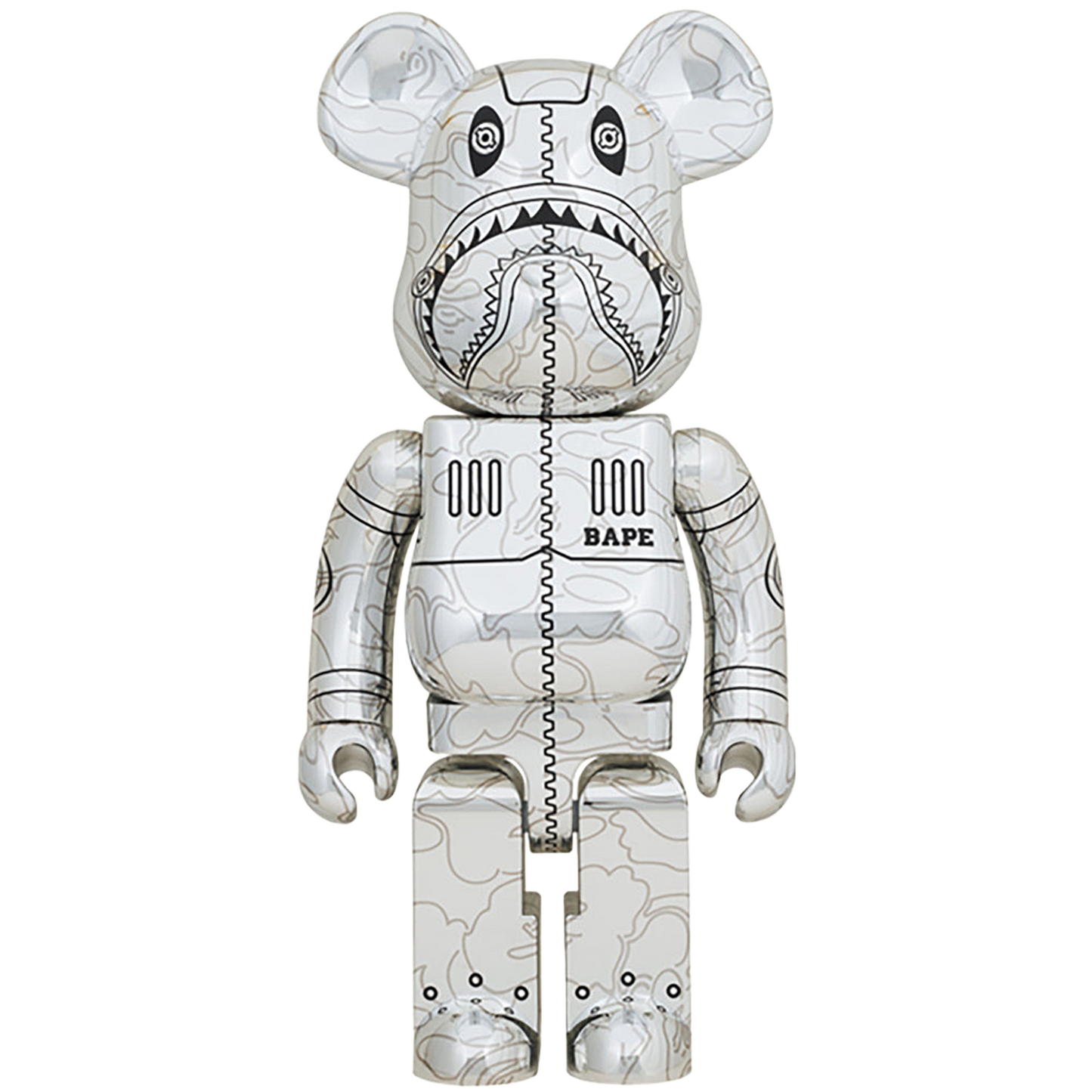 BE@RBRICK SORAYAMA × BAPE(R) CAMO SHARK 1000％ | MEDICOM TOY