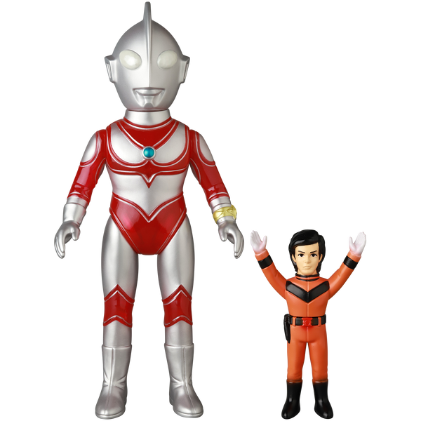 y.mウルトラマンジャック マーミット フィギュア MAT(MONSTER ART TOY)シリーズ ウルトラマンジャック+ミニ・郷秀樹隊員