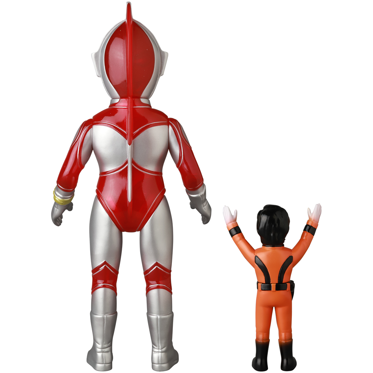 MAT ウルトラマンジャック MEDICOM TOY メディコムトイ ソフビ MAT(MONSTER ART TOY)シリーズ ウルトラマンジャック+ミニ・郷秀樹隊員