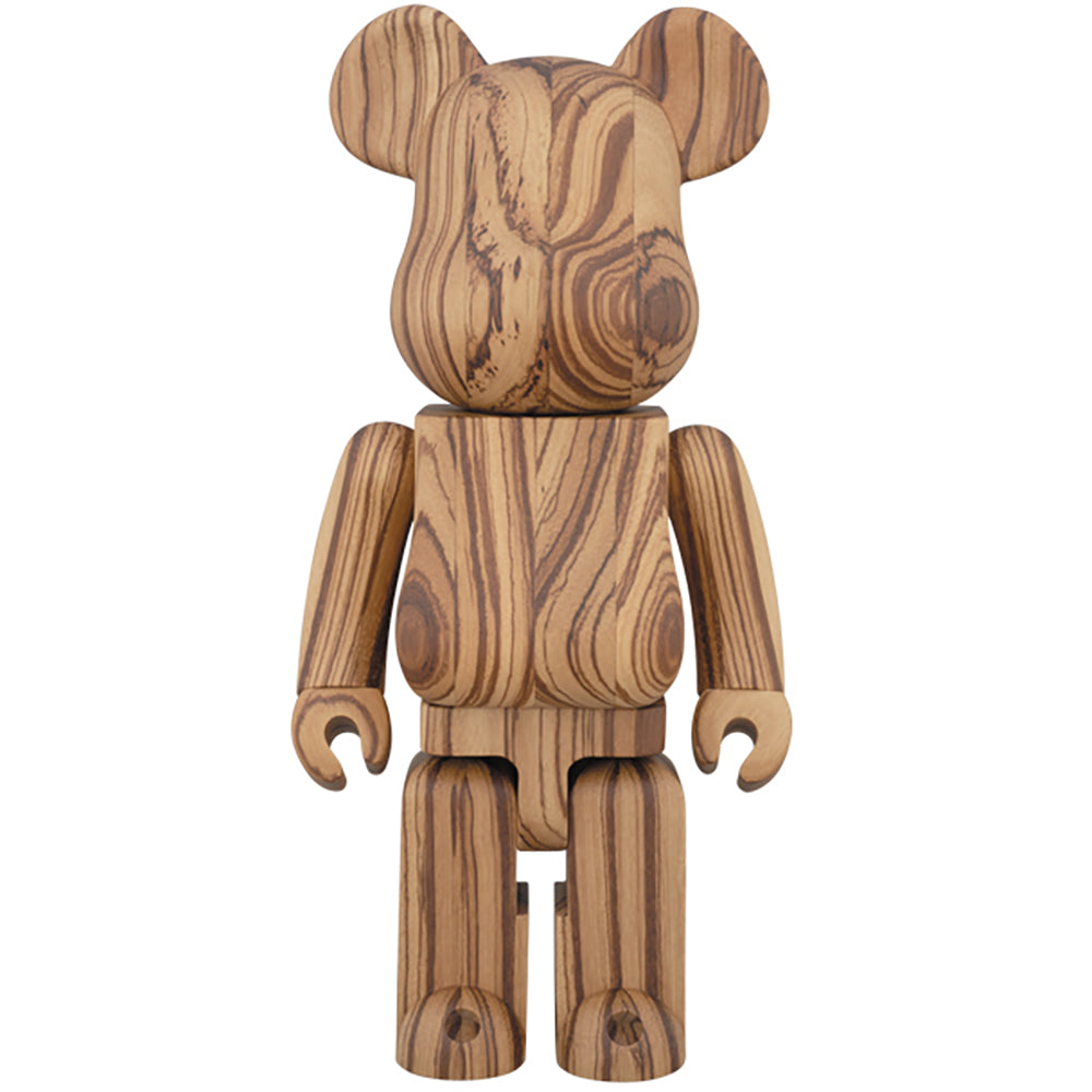 BE@RBRICK カリモク ZEBRAWOOD 400％_0
