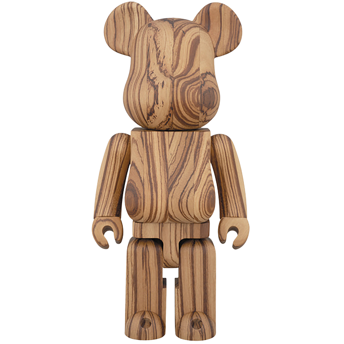 BE@RBRICK カリモク ZEBRAWOOD 400％