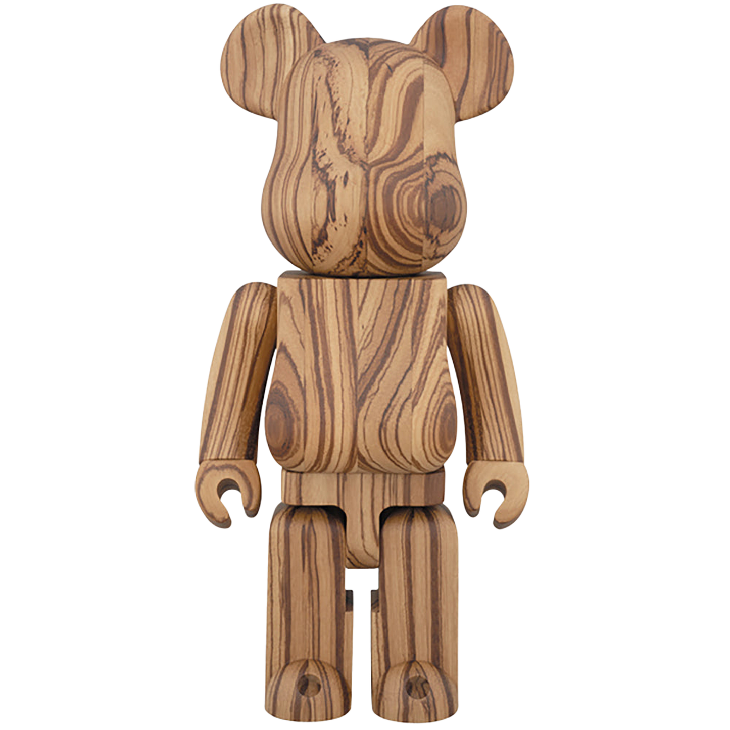 BE@RBRICK カリモク ZEBRAWOOD 400％