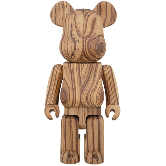 BE@RBRICK カリモク ZEBRAWOOD 400％