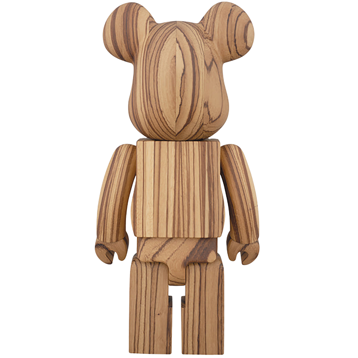 BE@RBRICK カリモク ZEBRAWOOD 400％