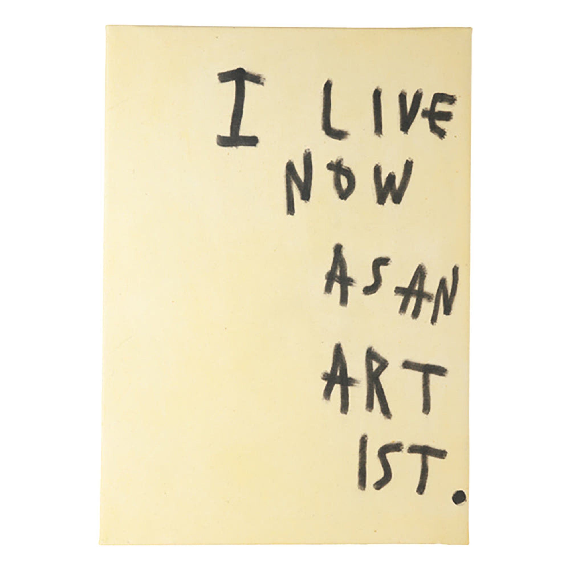 リーバイ・パタ ペインティング「I LIVE NOW」