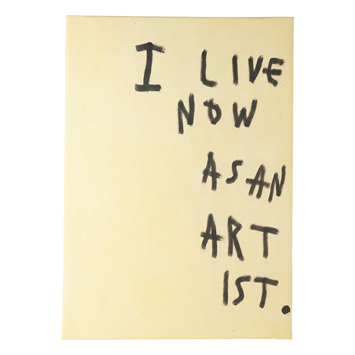 リーバイ・パタ ペインティング「I LIVE NOW」